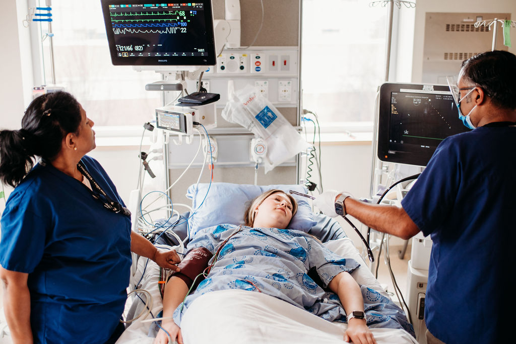 Dr. Iyengar in ICU - QCH